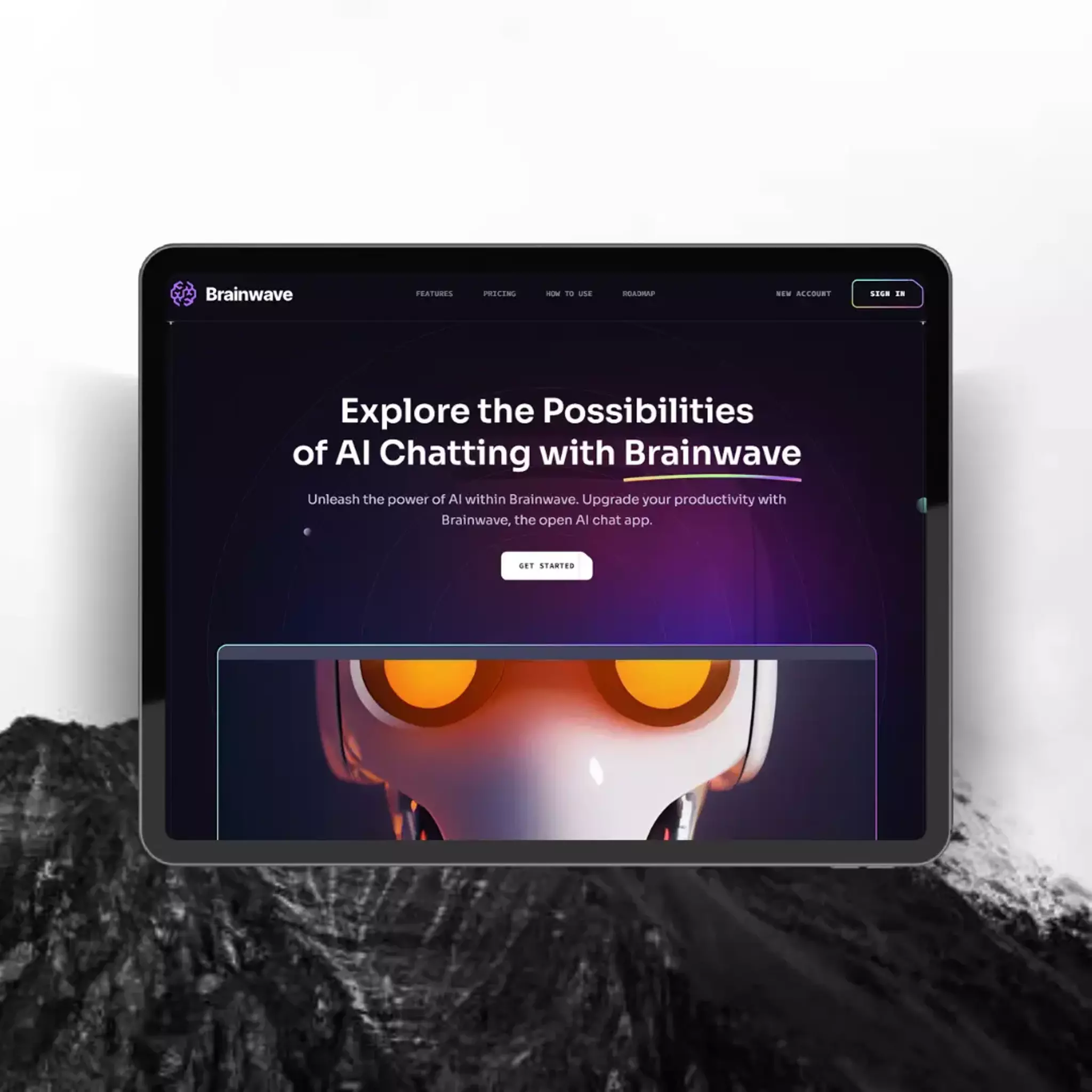 Brainwave landing page